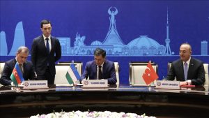 اختتام اجتماع تركي أوزبكي أذربيجاني للتعاون في التجارة والنقل