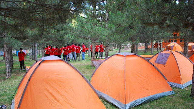 15 دولة تشارك في فعاليات مخيم الصداقة للكشافة الإسلامية في تركيا 1