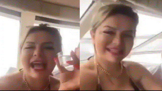 ابنة الرئيس الإيراني تظهر تشرب الخمر بفيديو غير أخلاقي (شاهد) 1