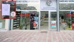 لافتة معلقة على مدخل صيدلية تثير جدلا واسعا في تركيا