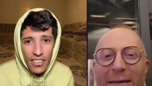 نمس باب الحارة يخسر تحديا مع شاب سعودي في تيك توك (فيديو)