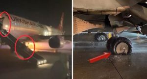 مسافر يوثق لحظات الرعب التي عاشها الركاب بعد اشتعال النيران بطائرة تركية في مطار هاتاي