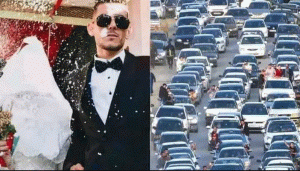 جزائري لم يجد من يشاركه فرحة زفافه وفجأة تحول عرسه لحفل أسطوري (صور)