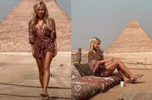 سائحة تخلع ملابسها وتتصور عارية.. والسياحة المصرية تصدر بياناً عاجلاً!