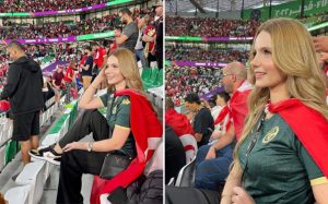 فاتنة حسناء.. فتاة تونسية خطفت الاضواء في كاس العالم بقطر “صور”