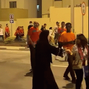 هكذا احتفل أصحاب المنازل المجاورة لـ استاد الثمامة بعد فوز المغرب على بلجيكا