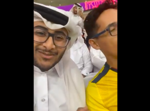 شاهد.. المشجعان القطري والاكوادوري يعلنان انتهاء خلافهما