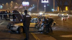 مصرع شخصين في حادث مروع بمدينة أنقرة
