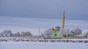 شرق الأناضول يتزين بالإبيض