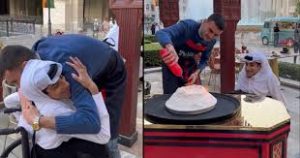 شاهد ما فعله الشيف التركي بوراك مع القطري غانم المفتاح (فيديو) 