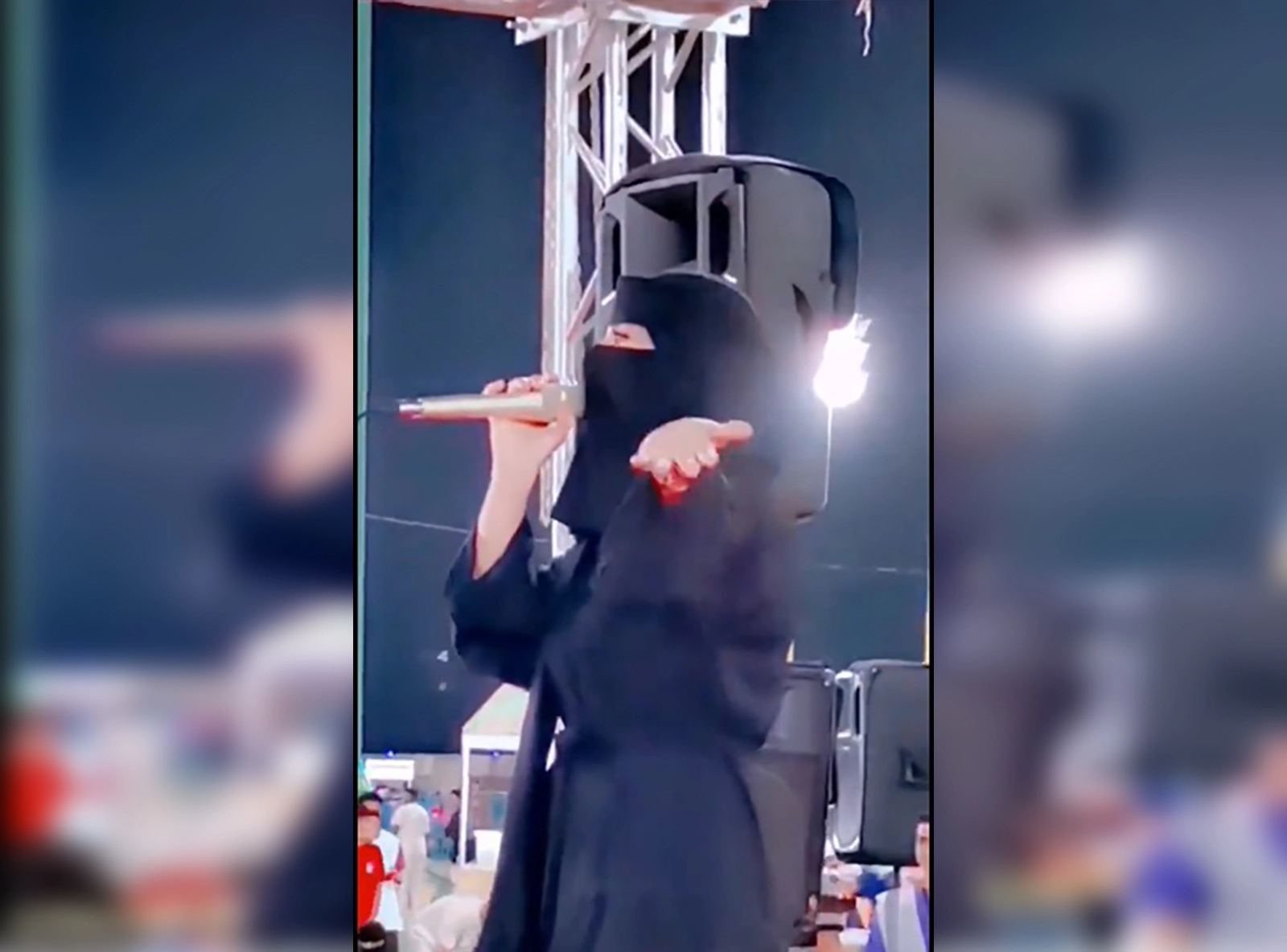 غضب كبير في السعودية بعد ظهور فتاة منقبة تغني في حفل فني.. فيديو صادم !! 29