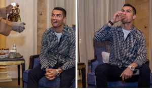 رونالدو يحتسي القهوة السعودية (شاهد) 1