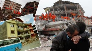 مشاهد جديدة لحظة وقوع الزلزال في تركيا ’’رعب وهلع’’