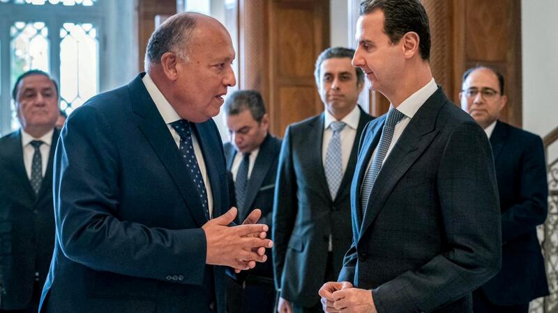 زيارة الاسد الى مصر