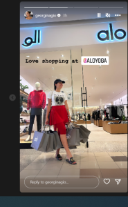 جورجينا تشارك المتابعين صورة مثيرة داخل مركز تسوق "ًصورة" 5