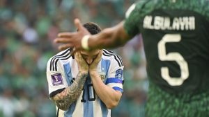 البليهي يسخر من ميسي.. ويكشف عن فحوى الحديث معه في مونديال قطر (فيديو)