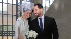 ماريتا الحلاني تدخل القفص الذهبي.. فيديو من مراسم زواجها المدني