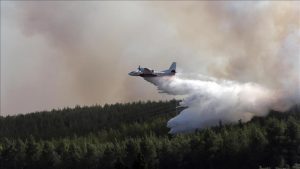 تركيا ترسل 3 طائرات لإخماد حرائق الغابات باليونان