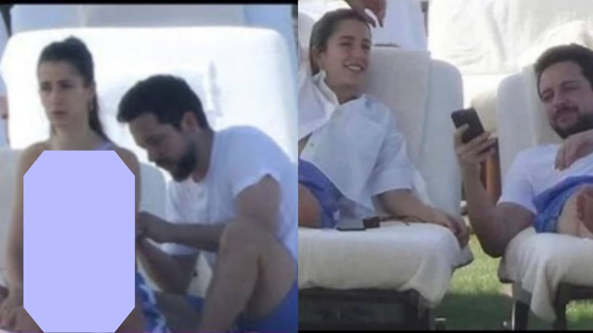 صور الأمير الحسين وزوجته رجوة على الشاطئ بملابس البحر تثير الجدل.. من سرب الصور؟ 5