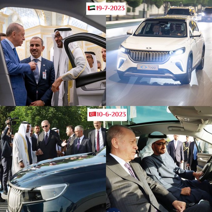 لغة جسد اردوغان وبن زايد والجولة بالسيارة التركية.. نشطاء بتقاعلون 1