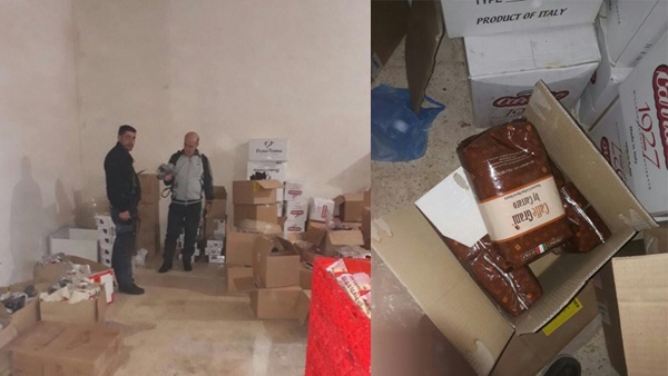 تركيا تصادر أغذية مهربة بقيمة مليون ليرة 1