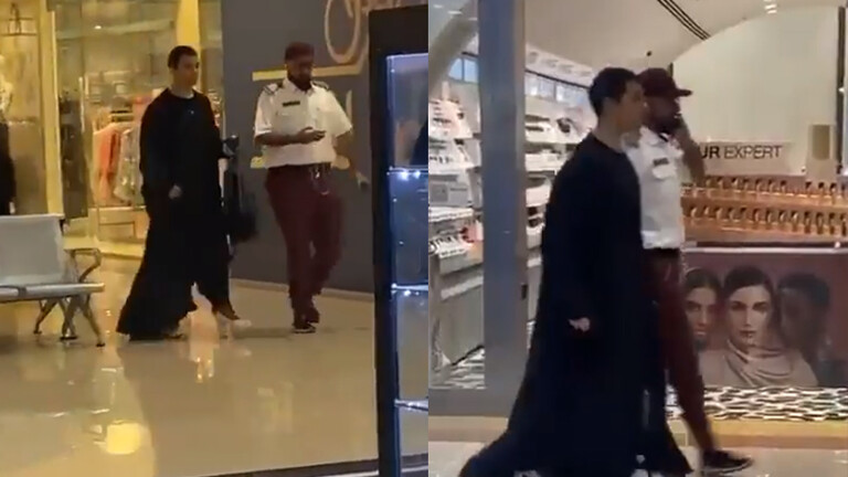 السلطات السعودية تصدر قرارًا عاجلاً بشأن الشاب العربي الذي تنكر بعباءة نسائية في مركز تجاري 9