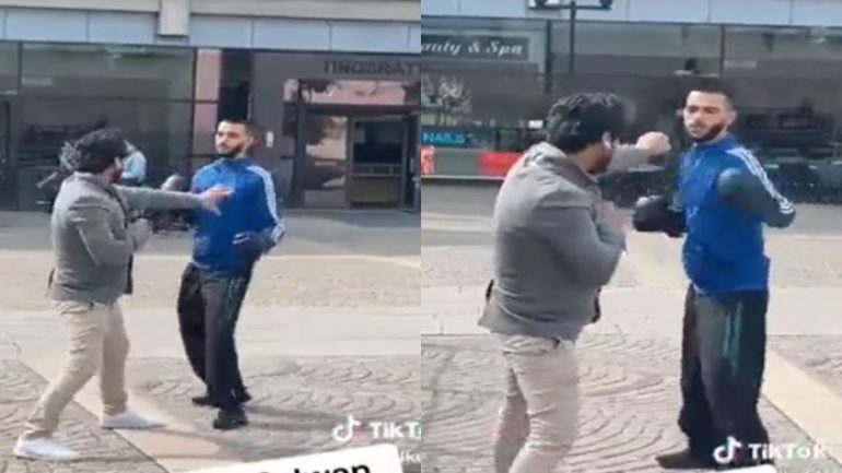 ملاكم عراقي يضرب سلوان موميكا وسط الشارع بعد قيامه بحرق المصحف "فيديو" 29