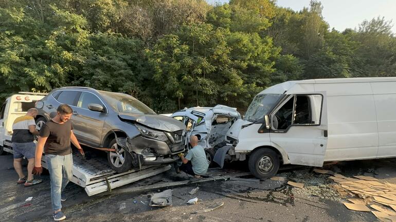 حادث مروع فوق جسر باسطنبول 3