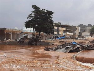 العاصفة تبتلع 45% من مدينة درنة الليبية.. وارتفاع كبير في اعداد الضحايا