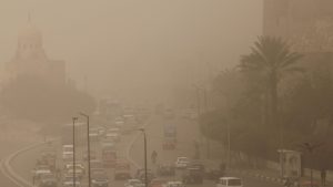 العاصفة “دانيال” تبدأ تأثيرها على العاصمة المصرية