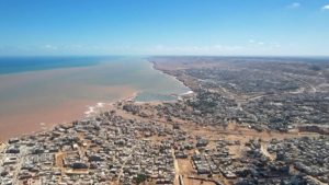 مشاهد جديدة مرعبة للأضرار الناجمة عن الإعصار القوي “دانيال” في ليبيا