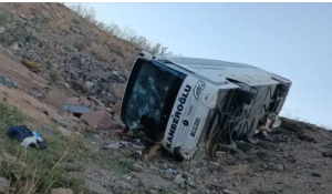 3 قتلى و22 إصابة جراء انقلاب حافلة ركاب بأرضروم التركية
