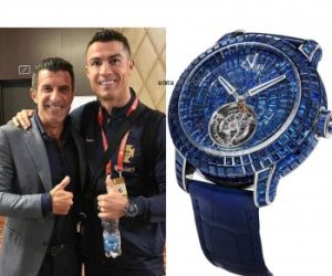 ساعة كريستيانو رونالدو تخطف الأنظار وسعرها خيالي 9
