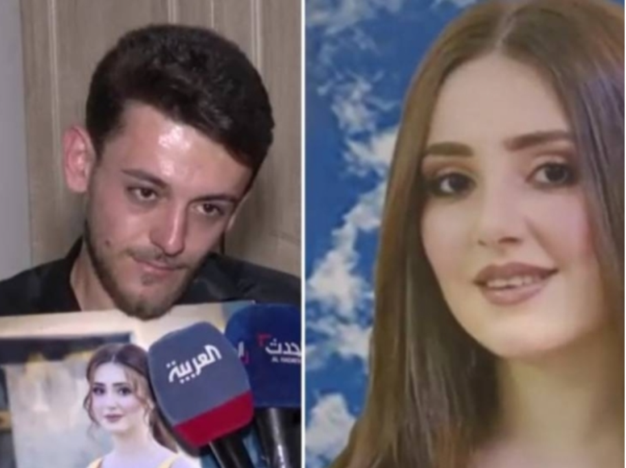 شاب عراقي ينهار ويكشف تفاصيل آخر مكالمة مع خطيبته قبل وفاتها في حريق الحمدانية "فيديو" 1
