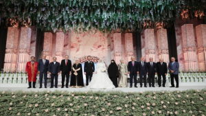 صور من مشاركة الرئيس أردوغان في حفل زفاف ابن شقيقه