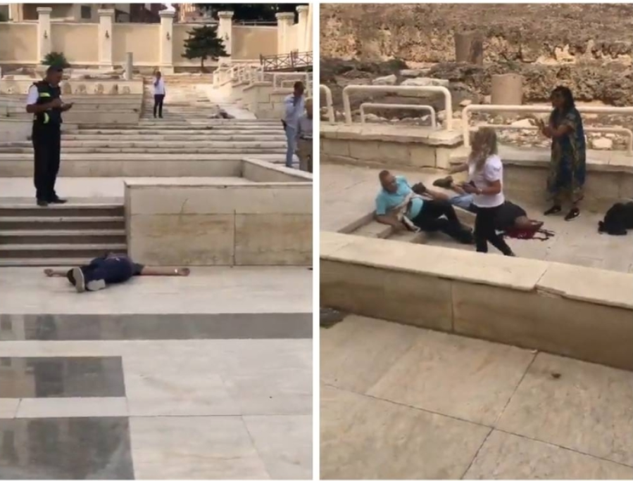 شاهد أول فيديو لجثث سائحين إسرائيليين ومصري بعد مقتلهم على يد شرطي بالإسكندرية 1