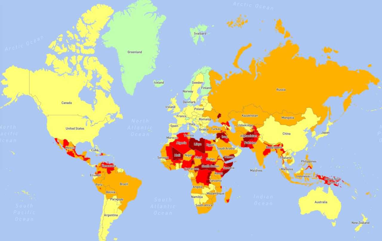 تعرف على الدول الأكثر خطورة وأمناً في العالم لعام 2023 1