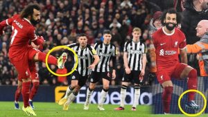 ما قصة حذاء صلاح ضد نيوكاسل.. هل يؤمن “الفرعون” بالخرافات؟ (فيديو)