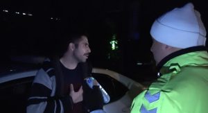 سؤال سائق مخمور يصدم الشرطة في بورصا