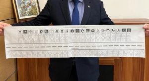 أطول بطاقة اقتراع في تاريخ تركيا: إسطنبول تصوت على ورقة بحجم لا يُصدق "صورة" 1