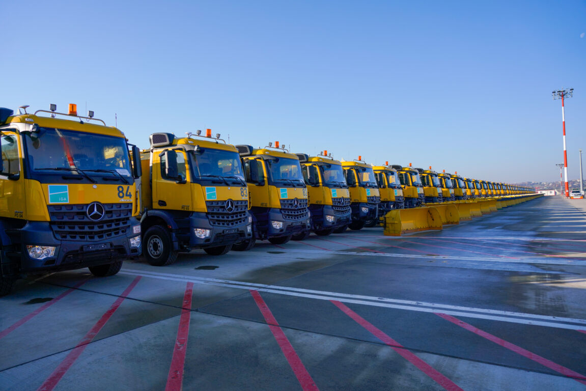 أسطول مكافحة الثلوج والجليد.. مطار إسطنبول يستعد للشتاء 9