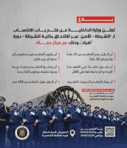 الداخلية السورية تفتح باب الانتساب لـ "الشرطة - الأمن العام" 5