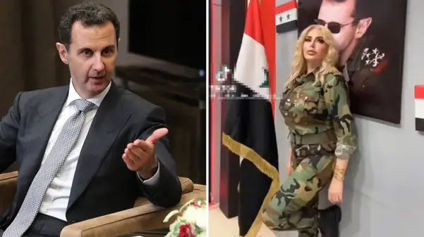 صور لضابطة من قوات الأسد تثير الجدل على مواقع التواصل الاجتماعي 1