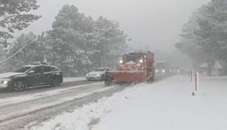 من لم يستعد دفع الثمن.. تساقط الثلوج بكثافة بالقرب من إسطنبول 14