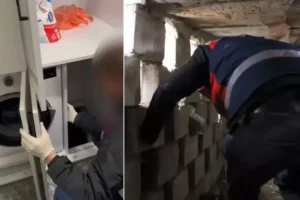 حادثة تشبه الفيلم في ريزا! غسالة تكشف عن نفق سري