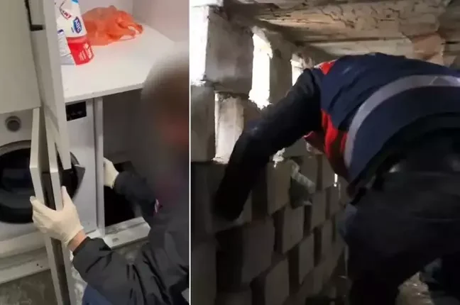 حادثة تشبه الفيلم في ريزا! غسالة تكشف عن نفق سري