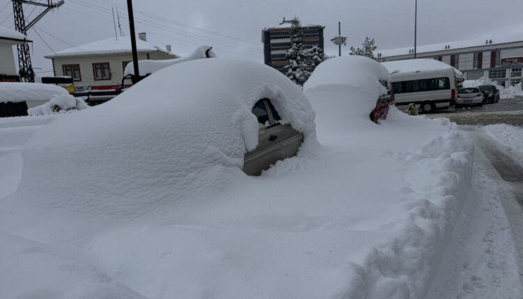 شاهد.. ثلوج أبريل تتجاوز نصف متر في تركيا 1