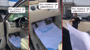 تفاعل واسع مع سيدة تركية في السعودية رفضت وجود كتابة عربية بسيارتها