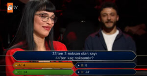 ضجّة في تركيا: متسابقة في "من سيربح المليون" تفشل في حل سؤال بسيط