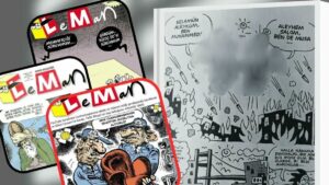 كاريكاتير مجلة ليمان يثير عاصفة في تركيا.. ومسؤولون: لن نسمح بالإهانة تحت اسم الفن